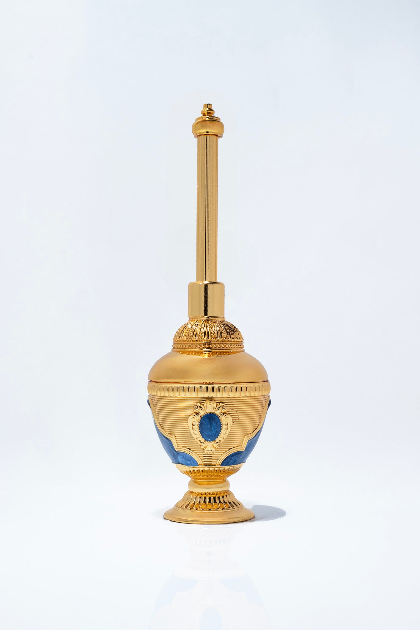 Luxury Gold and Blue Arabic Incense Burner Set