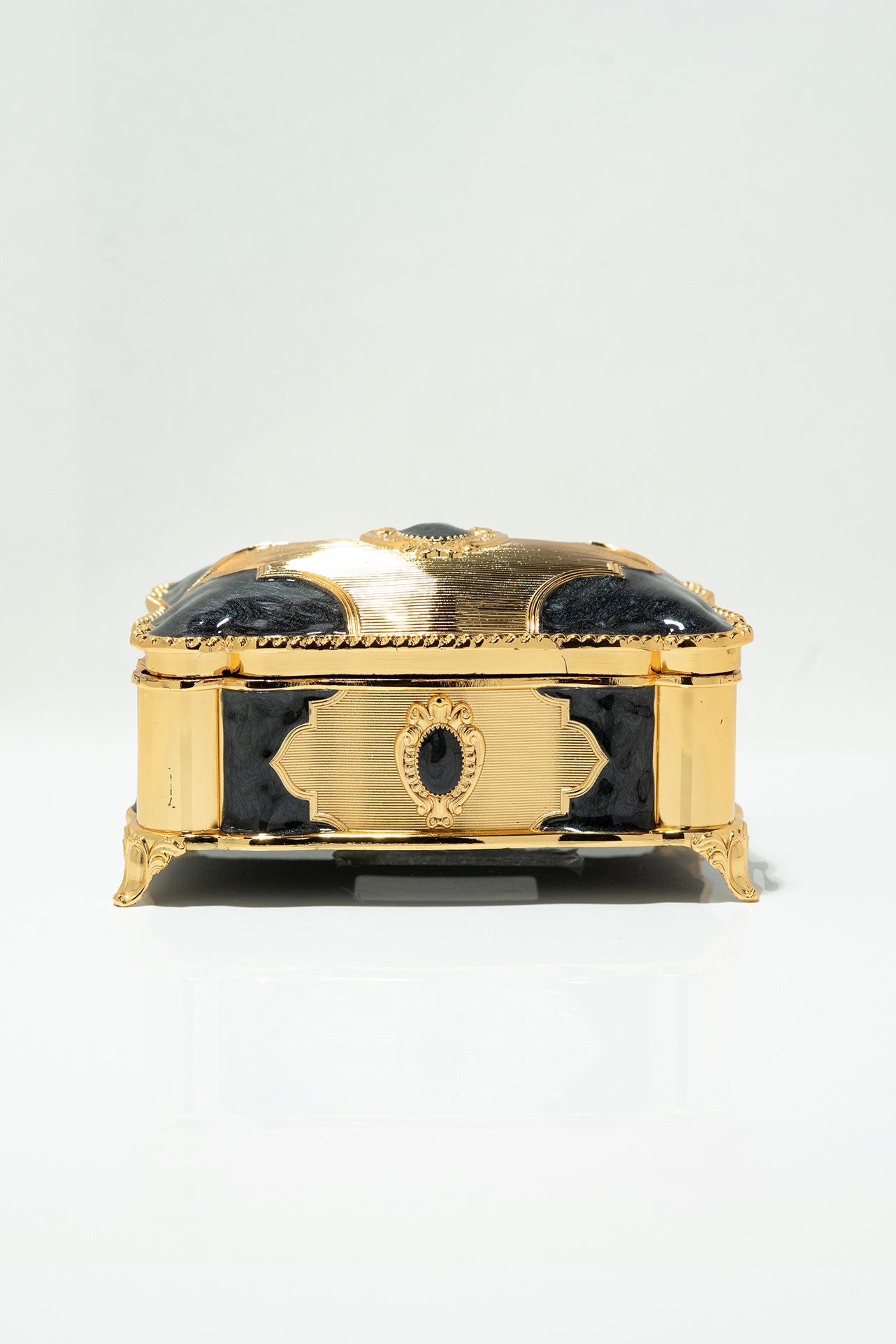Luxury Gold and Black Arabic Incense Burner Set