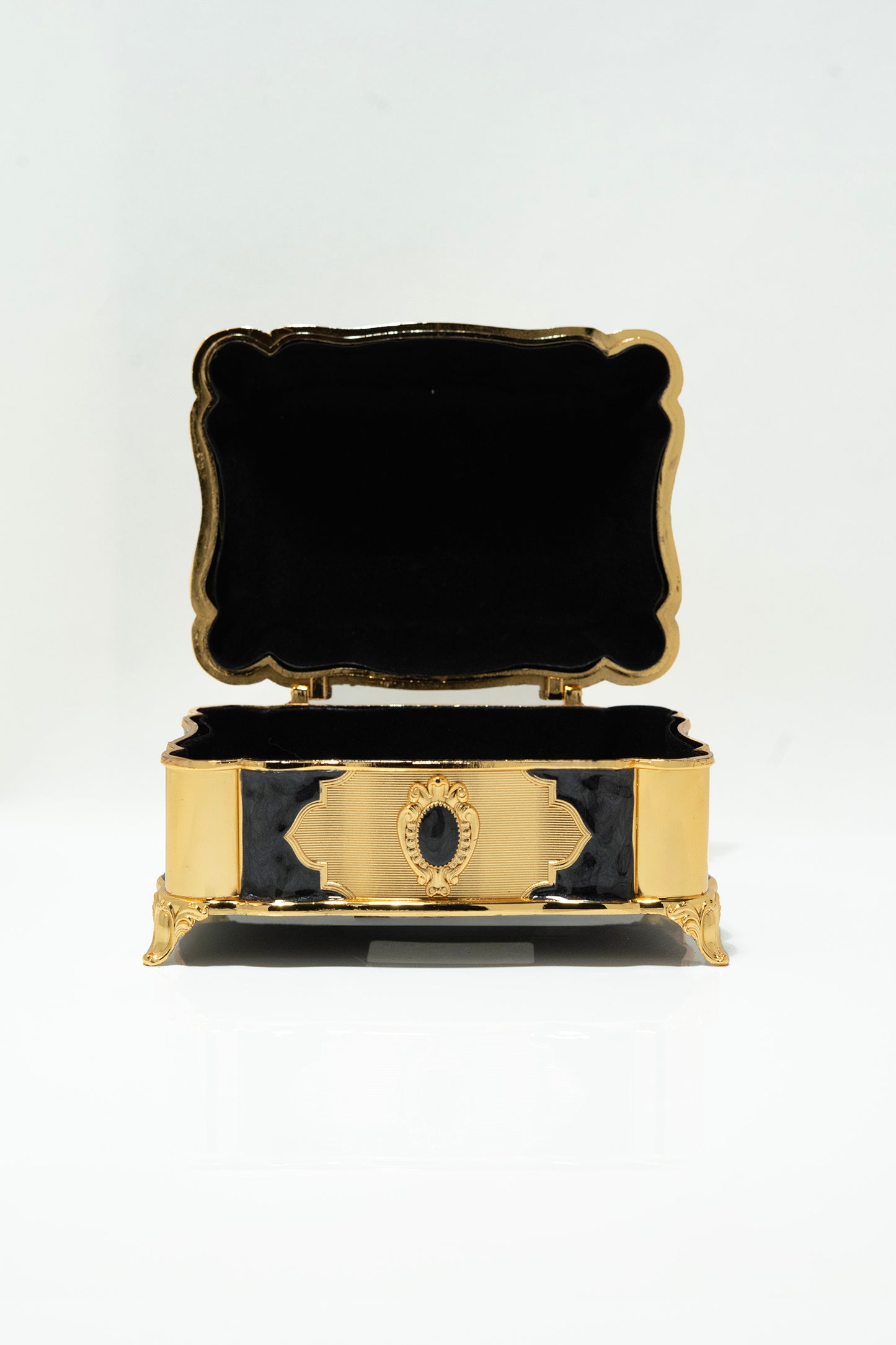 Luxury Gold and Black Arabic Incense Burner Set