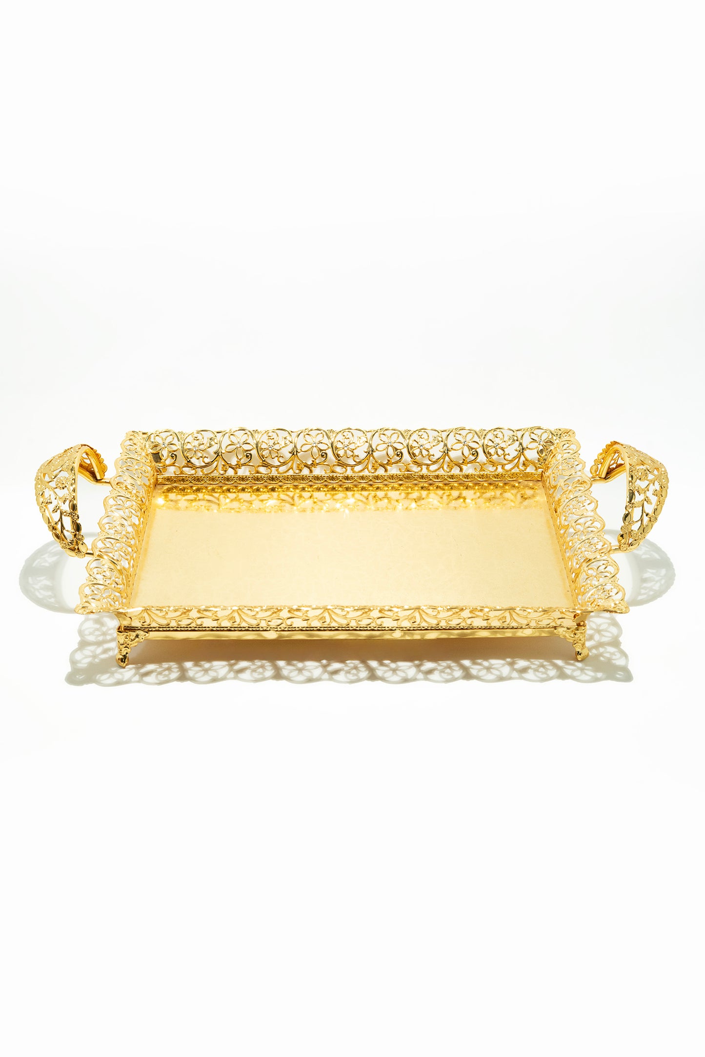 Luxury Gold and White Arabic Incense Burner Set