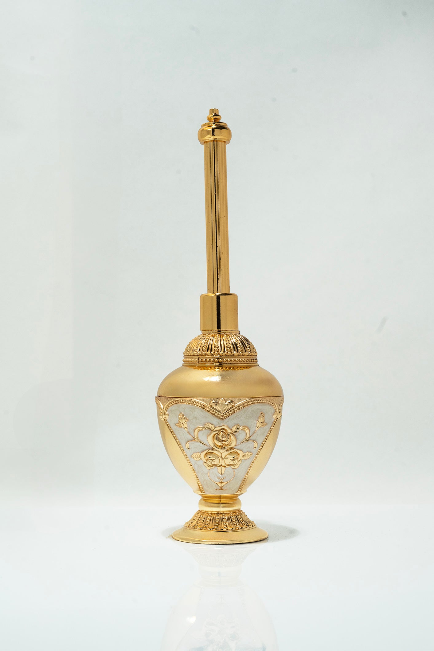 Luxury Gold and White Arabic Incense Burner Set