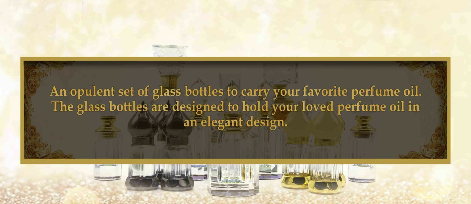 Crystal Perfume Oil Bottles