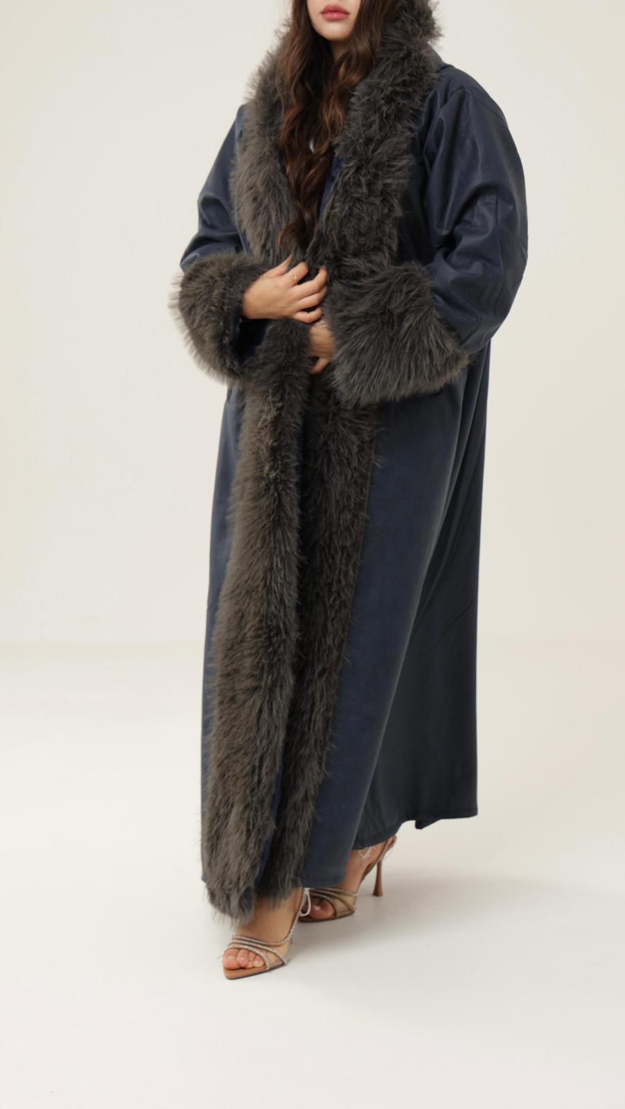 Midnight Slate Farwa - Winter Royal Farwa in Midnight Slate