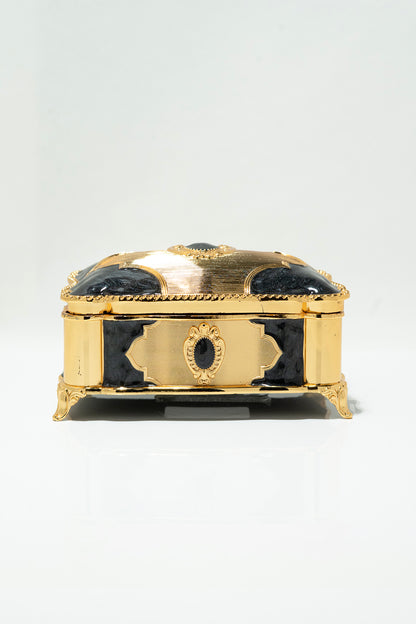 Luxury Gold and Black Arabic Incense Burner Set