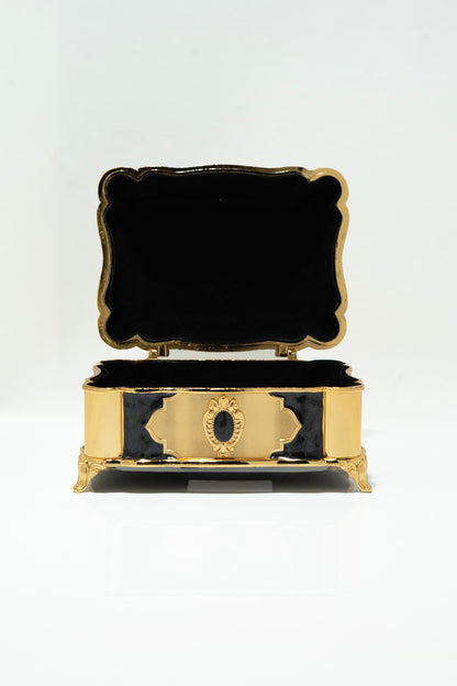 Luxury Gold and Black Arabic Incense Burner Set
