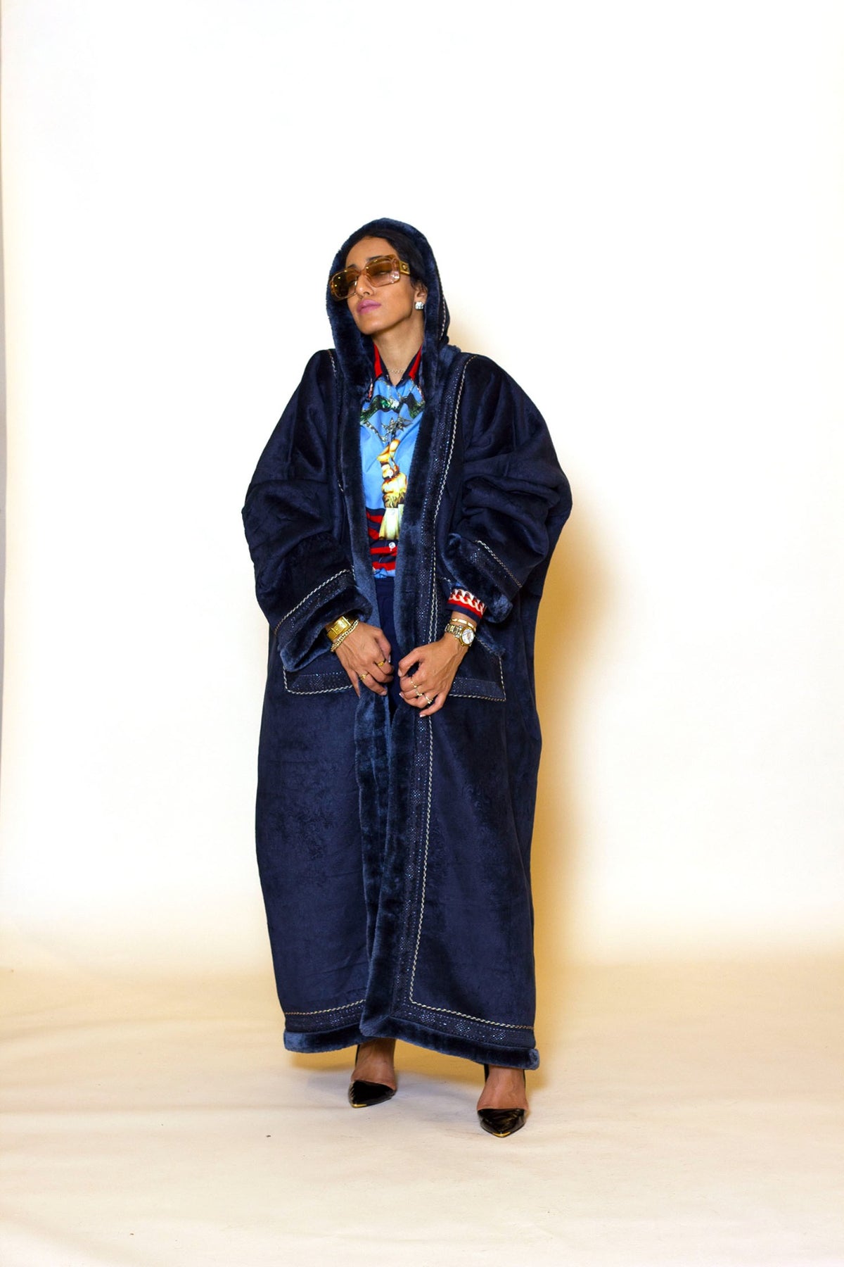 Dark Blue Farwa (coat)