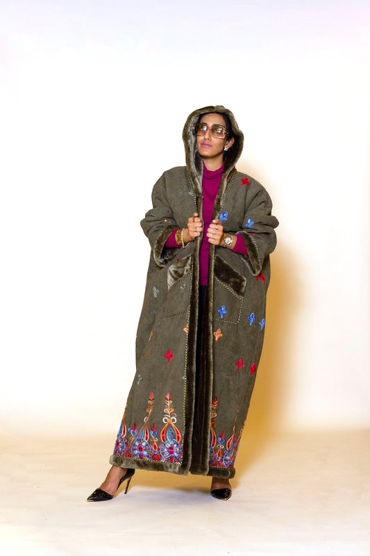 Dark Green Farwa (coat)