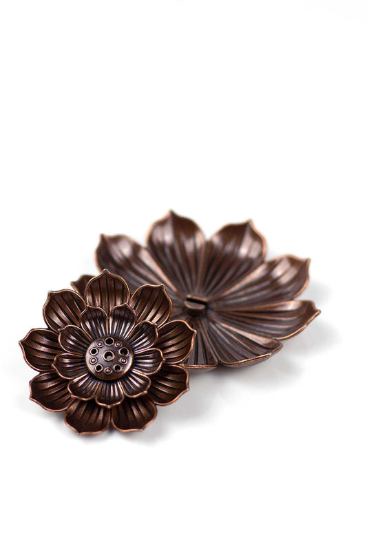 Incense holder Brass - Lotus Flower