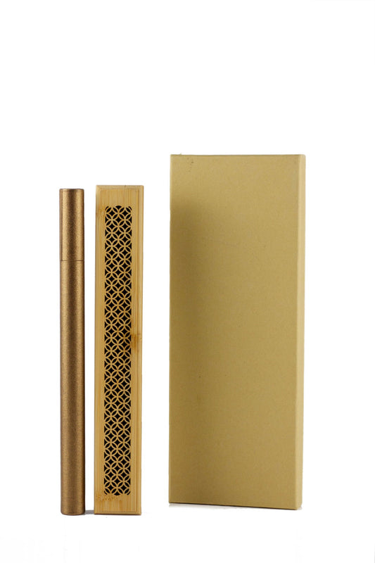 Pure Incense Golden Box Set (Holder + Incense Tube)