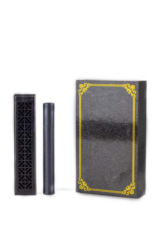 Pure Incense Black Box Set (Holder + Incense Tube)