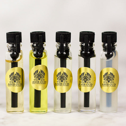 Musk - Colored Oil Blends Vial 1 ml with background