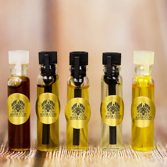Premium - Colored Oil Blends Vial 1 ml with background