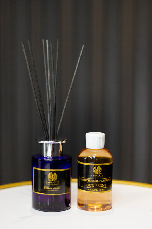 Oud Peony Reed Diffuser Set