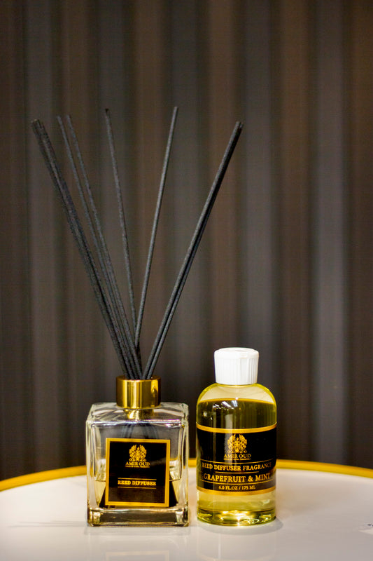 Grapefruit and Mint Reed Diffuser Set