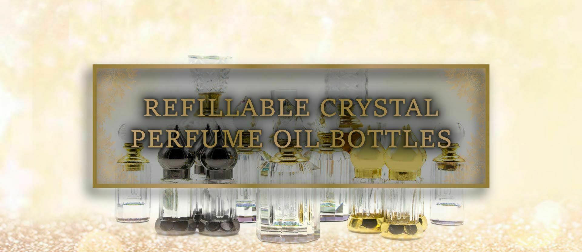 Elegant Glass Bottles (Refillable/Empty )