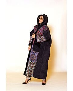 Black Palestinian Farwa (coat)