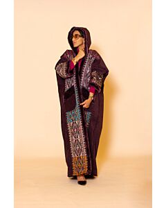 Purple Palestinian Farwa (coat)